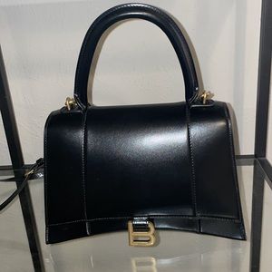 Authentic Balenciaga hourglass bag small black